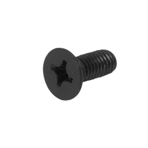 Hinge Coverplate ScrewsPhillips HD 6mm X 15mm - Matte Black - pack of 8