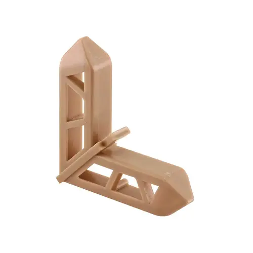 7/16" x 3/4" Molded Plastic Bronze Pella Miter Cut Window Screen Frame Corners - pack of 20