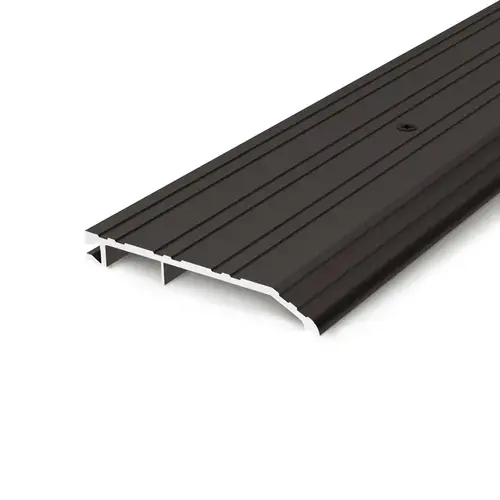 Pemko 4"w x 1/2"h Half Saddle Threshold 72" Length - Dark Bronze Anodized