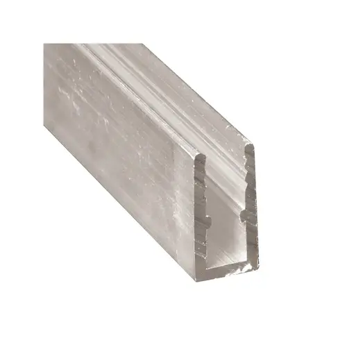 FHC PL14164 5/16" Extruded Window Frame - 94" Long - Mill Finish