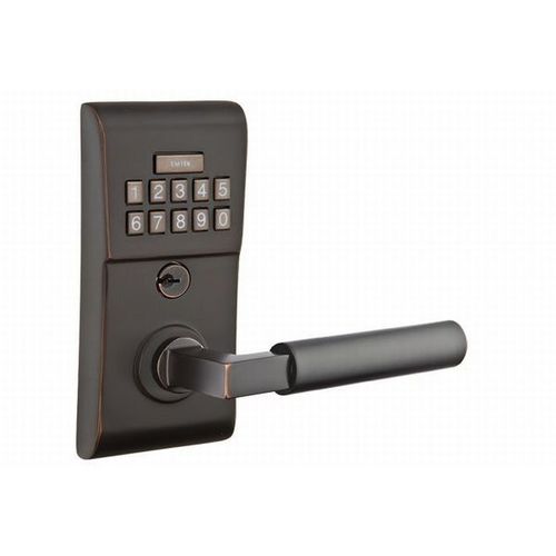 Emtek E2020HEC10BRH Hercules Right Hand Modern Leverset Electronic