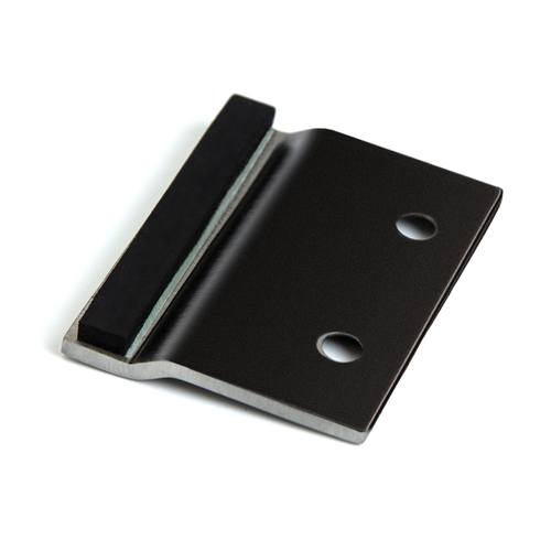 Single Door Stop for Narrow Width Header - Matte Black