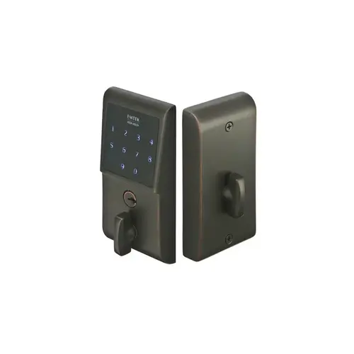 Emtouch Electronic Touchscreen Deadbolt Oil Rubbed Bronze Finish