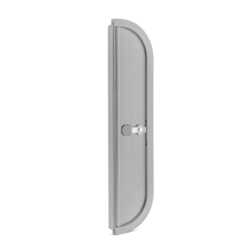 Deluxe Mail Slot 2-5/8" x 12-1/8" - Latch - Satin Anodized