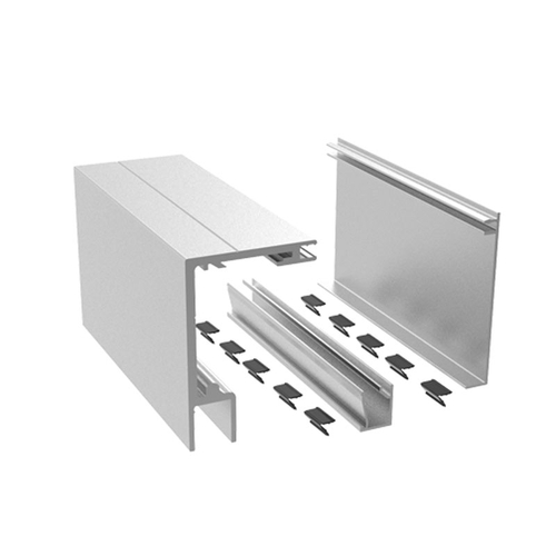 Replacement Extrusion Kit for FHC Compact 160/161 Top Hung Sliders 144" Length - Satin Anodized