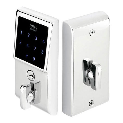 Emtek E3020US26 Emtouch Electronic Touchscreen Deadbolt Bright Chrome Finish