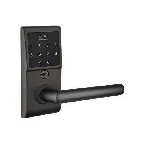 Stuttgart Right Hand Emtouch Leverset Electronic Touchscreen Lock Flat Black Finish