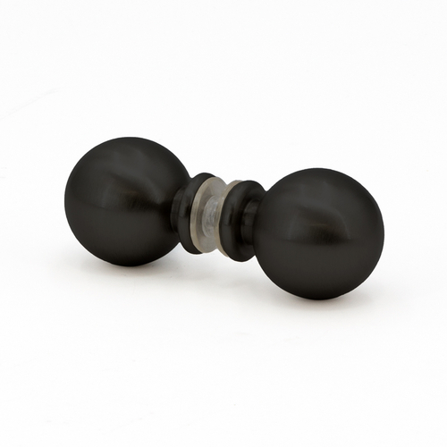 Back-to-Back Spherical Knob - Matte Black