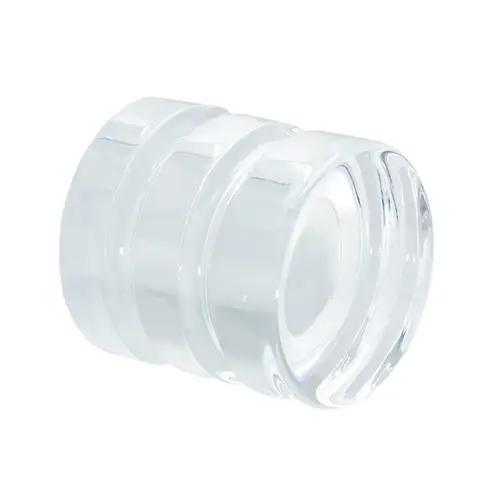 Modern Crystal Knob Single Sided UV Bond Clear