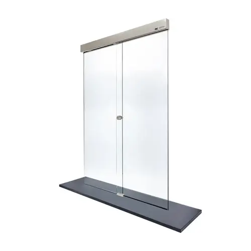 Shannon Frameless Pass-Thru Window XX - Satin Anodized