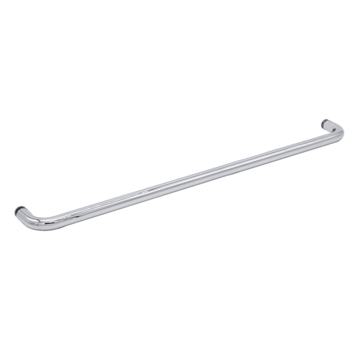 24" Single-Sided Towel Bar Tubular No Washers - Polished Chrome