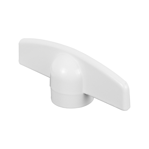 White Diecast Tee Crank Handle - Truth (Single Pack)