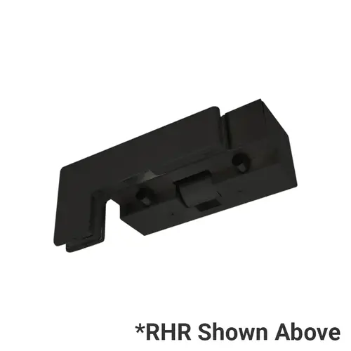 NPF Series Transom/Sidelite Patch Fitting W/HPE Single Electric Strike for Panic Handles - Matte Black