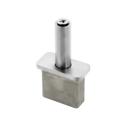 Fixed Stem For 1" x 2" Rectangular Rail - Polished Stainless