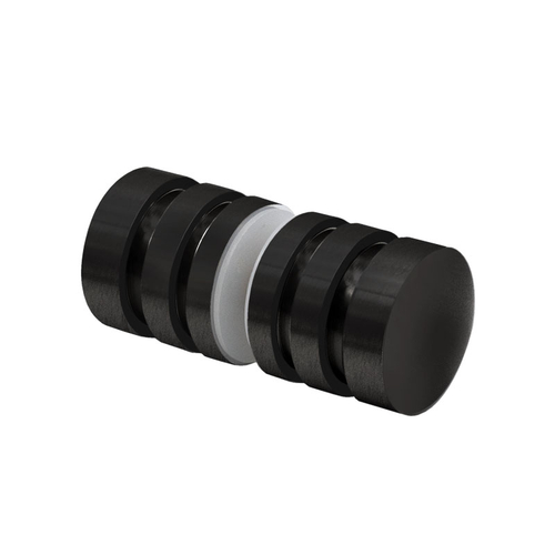 Back-to-Back Modern Knobs - Matte Black