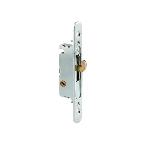 Mortise Lock - 4-5/8" Steel - 45 Degree Keyway - Round Faceplate - Spring-Loaded (Single Pack)