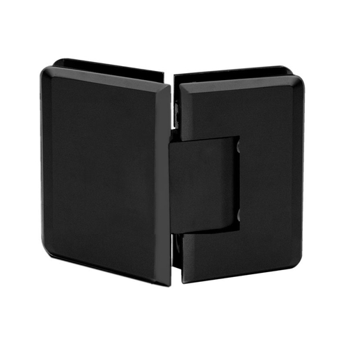 Preston Beveled 5 Degree Positive Close Glass To Glass 135 Degree Hinge - Matte Black