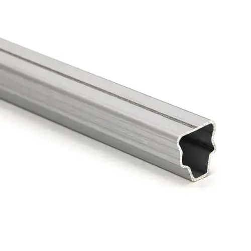 1/4" Dual Seal Aluminum Spacer Bar - Clear Anodized  18" Length