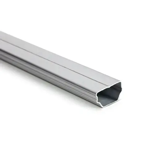 5/8" Dual Seal Aluminum Spacer Bar - Clear Anodized  72" Length