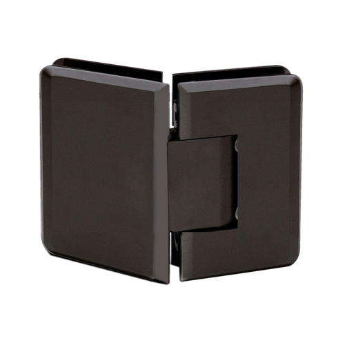 Preston Beveled 5 Degree Positive Close Glass To Glass 135 Degree Hinge - Oil Rubbed Bronze