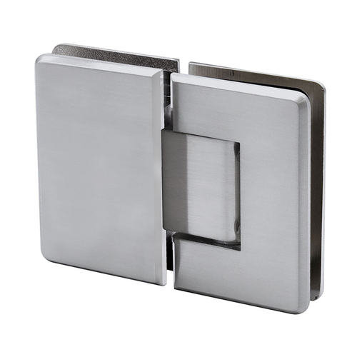 Preston Series 180 Degree Glass to Glass Hinge - Polished Nickel