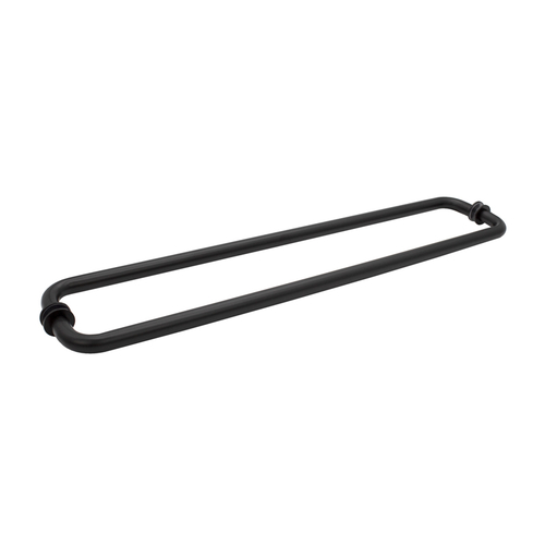 30" X 30" Back-to-Back Towel Bar W/Washer - Matte Black