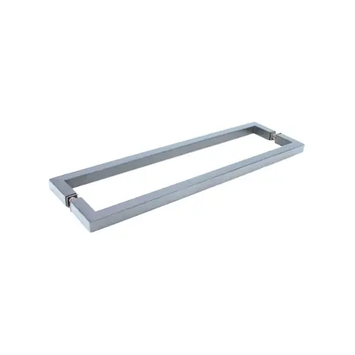 18" X 18" Square Mitered Back-to-Back Towel Bar - Polished Chrome