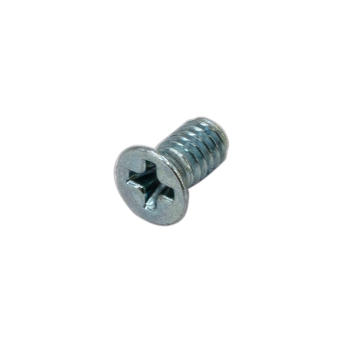 8-32 x 5/16" Flat Head Phillips Machine Screws Nylock - Satin Anodized - pack of 100