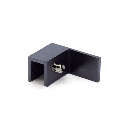 Left Hand Wall Mount "Slip Fit" Glass Clamp - Oil Rubbed Bronze