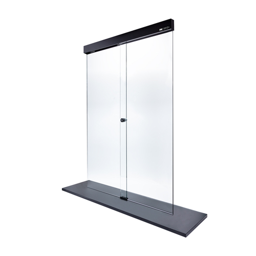 Shannon Frameless Pass-Thru Window XO - Black Bronze Anodized