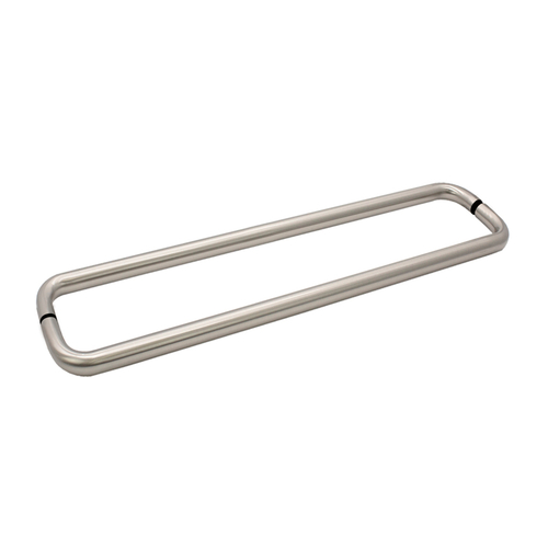 18" x 18" Tubular Towel Bar Back-To-Back No Washers - Brushed Nickel