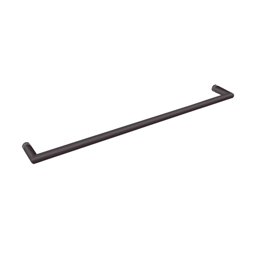 24" Tubular Mitered Corner Single Sided Towel Bar - Oil Rubbed Bronze