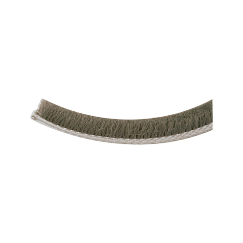 Window Pile Weatherstrip - Adhesive Backed. Gray. 100Ft. Per Roll.