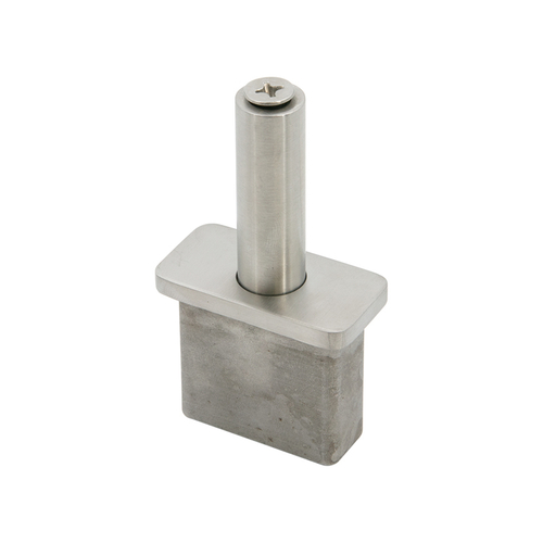 FHC PR12FSBS Fixed Stem For 1" x 2" Rectangular Rail - Brushed Stainless