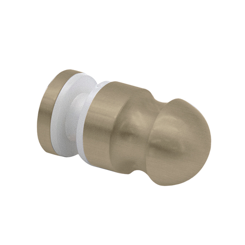 Mini Shower Door Knob - Brushed Bronze