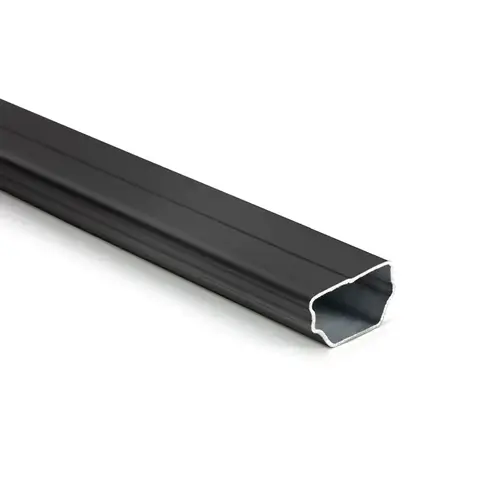 5/8" Dual Seal Aluminum Ig Spacer Bar - Black  60" Length