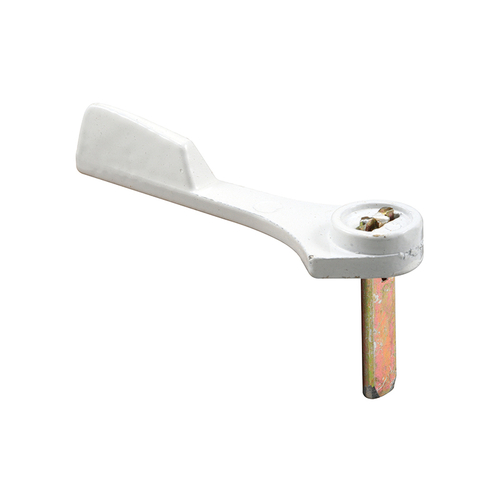 3/4" Steel Zinc-Plated Tailpiece With White-Painted Diecast Latch (Single Pack)