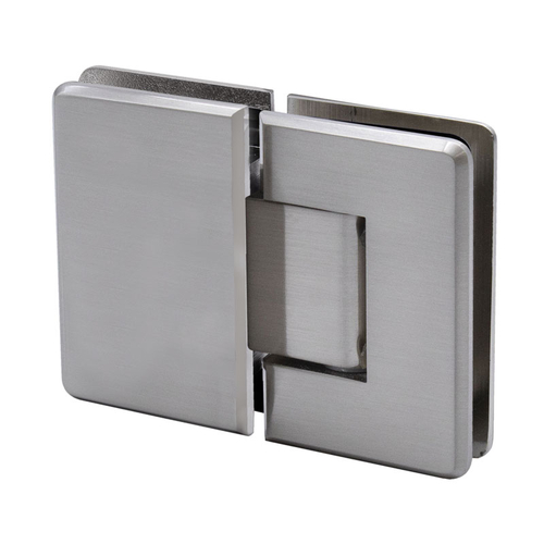 Preston Series 180 Degree Glass to Glass Hinge - Brushed Nickel