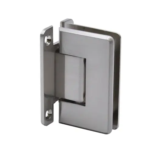 Preston Beveled 5 Degree Positive Close Wall Mount Hinge Full Back Plate - Brushed Nickel