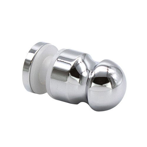 Mini shower Door Knob - Polished Chrome