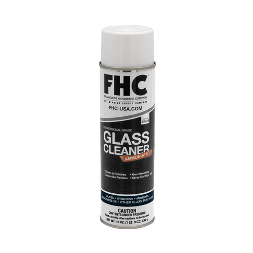 Glass Cleaner (Ammoniated Formula), 19 Oz. Cans - pack of 12