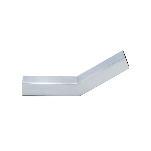 2" Square Pipe Rail 147 Degree Corner - Polished Stainless