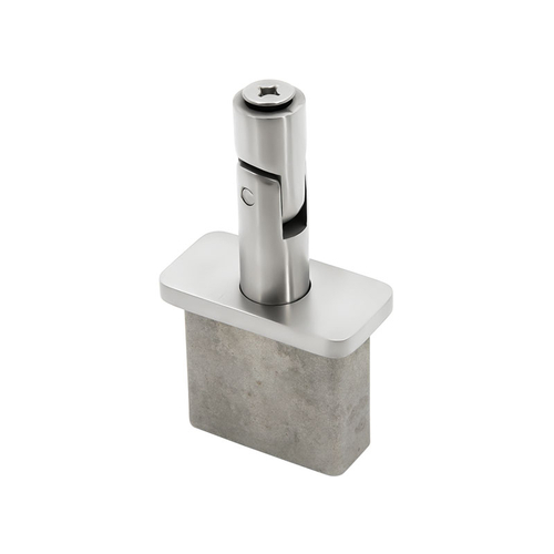 FHC PR12ASPS Adjustable Stem For 1" x 2" Rectangular Rail - Polished Stainless