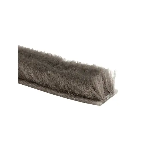 3/16" Gray - Wool Pile - Weatherstrip (18 Foot)