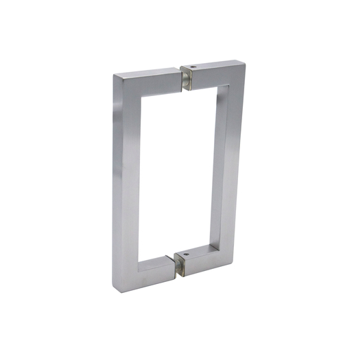 6" Center-to-Center Square Pull - Brushed Nickel