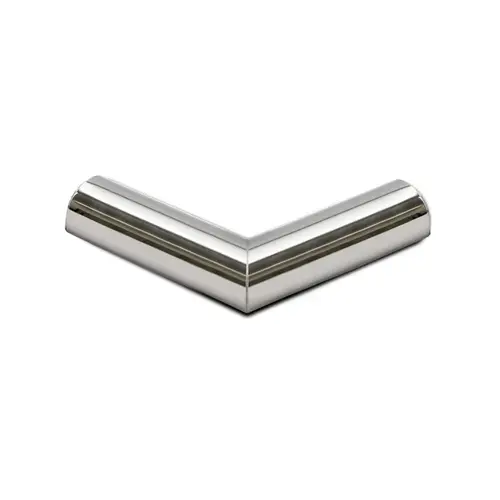 1.9" O.D. Pipe Rail 90 Degree Corner - Polished Stainless