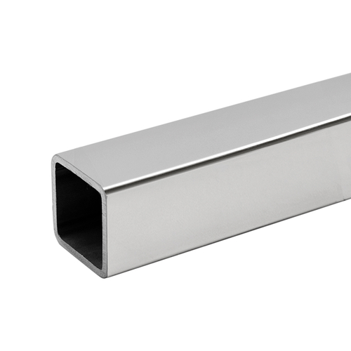 2" Square Pipe Rail Sample Kit 12" Long - Polished Stainless