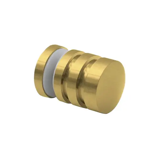 FHC DKM1SB Single Sided Modern Knob - Satin Brass