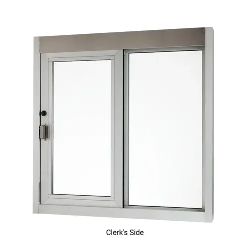 Self-Close Window X0 - 48" x 48" - 1" Insulated Glass - Satin Anodized