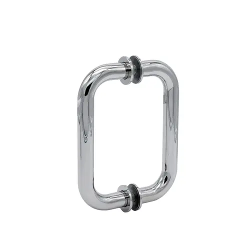 6" Center-to-Center Tubular Pull - Polished Chrome